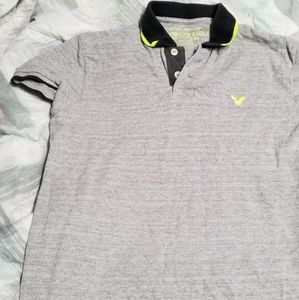 Men’s American Eagle Gray Polo Shirt - XS